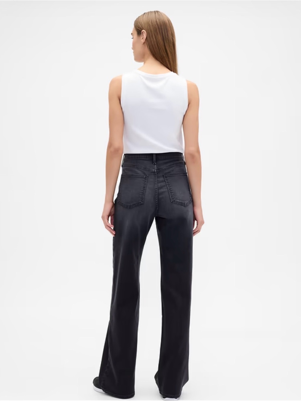 GAP high rise wide leg sweatpants Jeans, size 4short